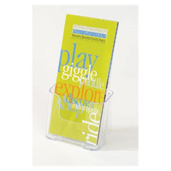 Lit Holder Brochure/Leaflet Size Clear Ea