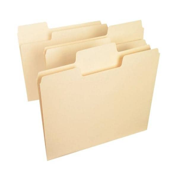 SuperTab Hvywght File Folder Letter Size 1/3 Cut Manila 50/Box 50/Bx