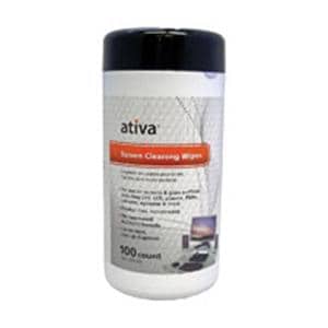 Ativa Screen-Cleaning Wipes 100/Pack 100/Pk