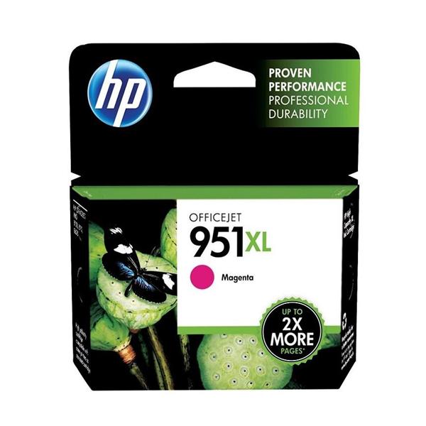 HP 951XL Magenta Original Ink Cartridge (CN047AN) Ea