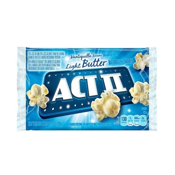 ACT II Microwave Popcorn Butter Flavored 2.75 Oz 36/Pk