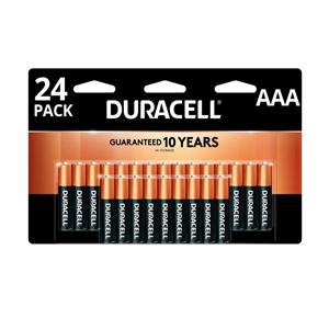 Duracell Coppertop Alkaline AAA Batteries 24/Pack 24/Bx