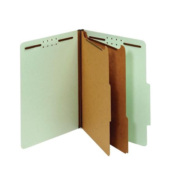 Classification Folders Letter Size Light Green 10/Pack 10/Pk