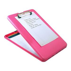 SlimMate Storage Clipboard Letter Pink Ea