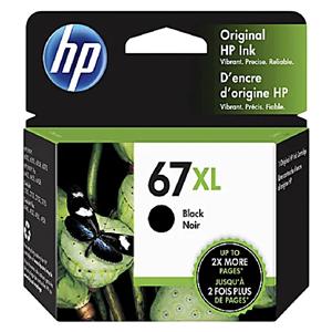 HP 67XL High Yield Black Orig Ink Cartridge 3YM57AN Ea