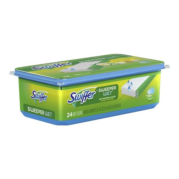 Swiffer Sweeper Wet Mopping Pad Refills, Open-Window Fresh Scent, 24 Count 24/Pk