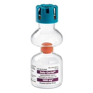 Solu-Cortef Injection 1000mg PF SDV Act-O-Vial 8mL Each