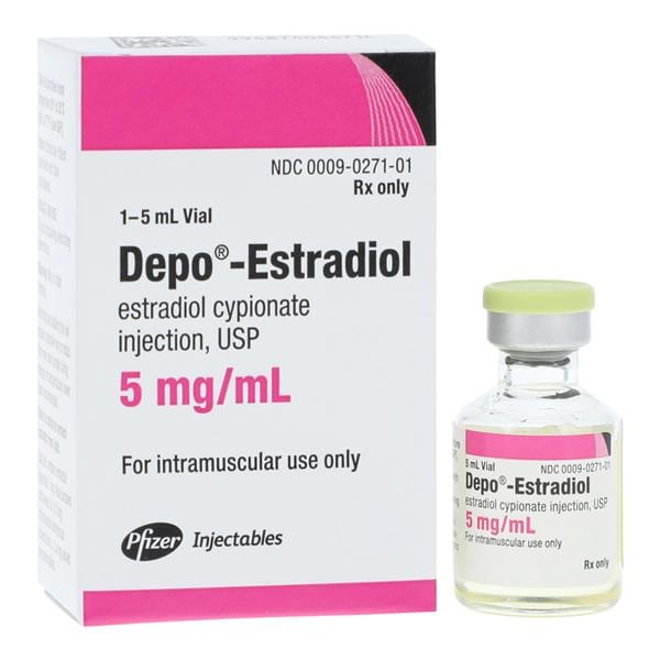 Depo-Estradiol Injection 5mg/mL Vial 5mL 5ml/Vl