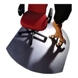 Chairmat Contour 39 in x 49 in Clear Ea