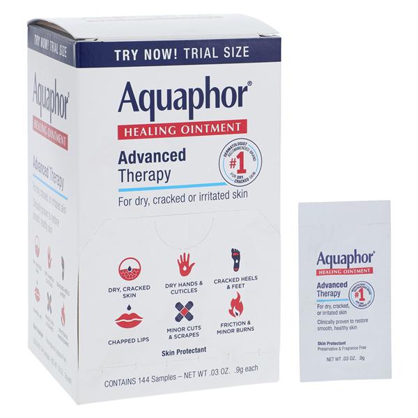 Aquaphor Healing Ointment 0.9g Fragrance Free Skin Unit Dose 144/Bx, 12 BX/CR