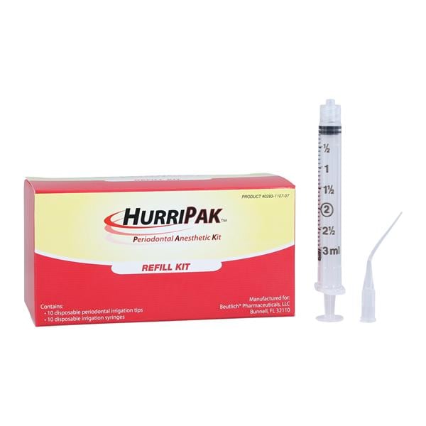 HurriPAK Tip and Syringe Gel Assorted Refill Kit Ea