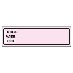 Binder/Chart Label Room No./Patient/Doctor Custom EA