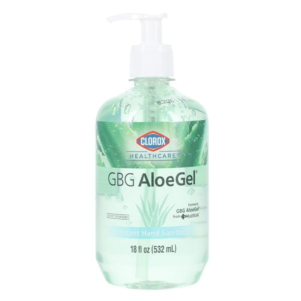 GBG AloeGel Gel Sanitizer 18 oz Pump Bottle EA