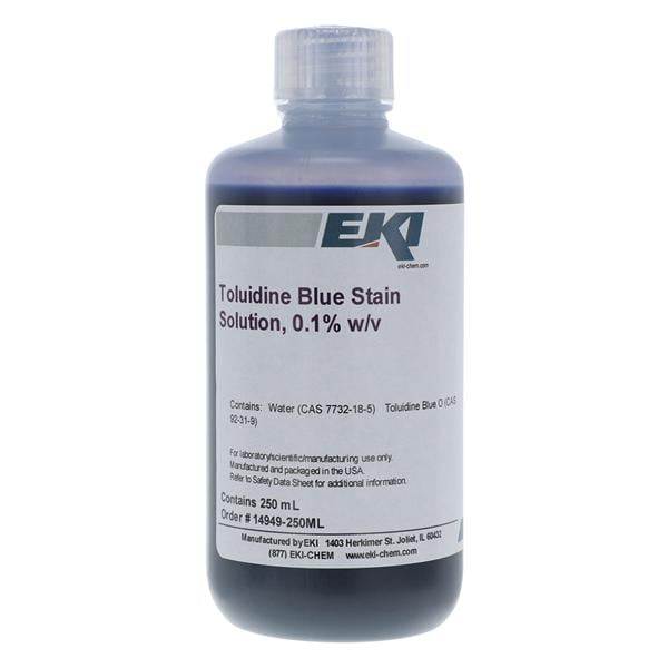 Solution Toluidine Blue Stain 0.1% 8oz 8oz/Bt