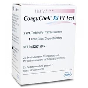 CoaguChek XS Custom PT/INR Test Strip 2x24/Bx