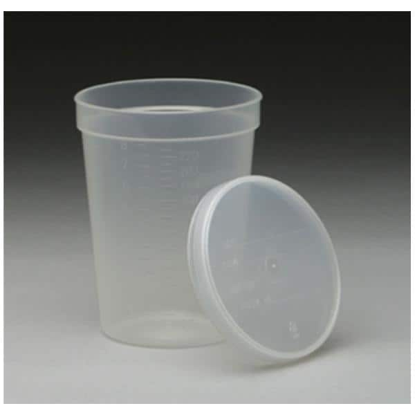 Gent-L-Kare Specimen Container 8oz Sterile 100/Ca