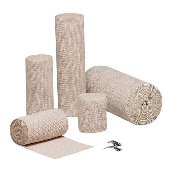 REB Stretch Bandage Elastic 4"x5yd Tan Sterile 10/Ca