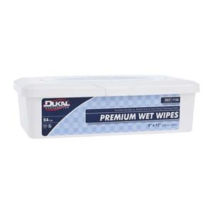 Premium Wet Wipes Scented 9x13" 64/Pk, 8 PK/CA