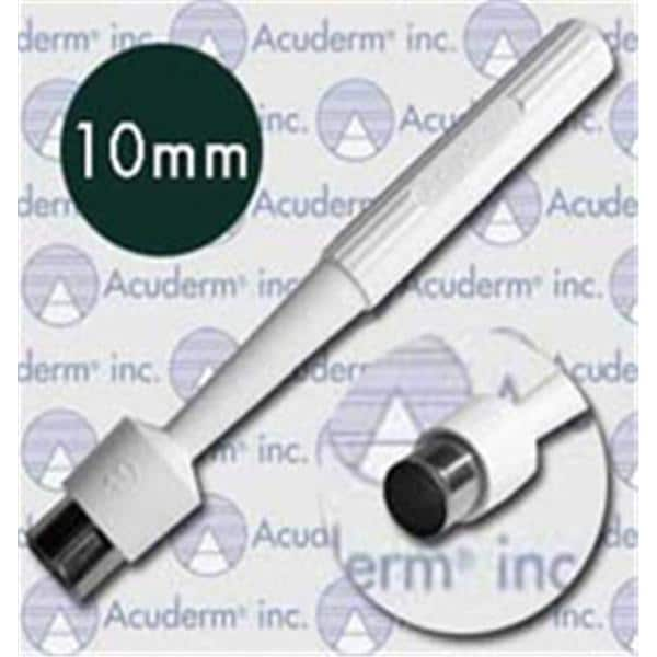 Acu-Punch Dermal Biopsy Punch 10mm Stainless Steel Blade Sterile Dsp 50/Bx