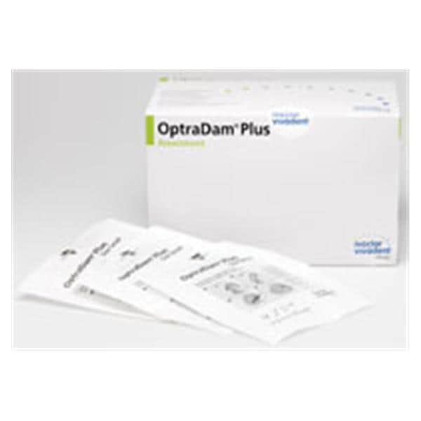 OptraDam Plus Preframed Rubber Dam Latex Assortment Pack 50/Bx