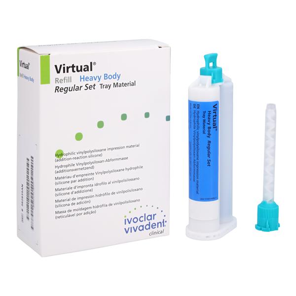 Virtual Impression Material Regular Set 50 mL Heavy Body Refill 2/Pk