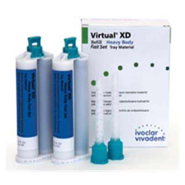 Virtual XD Impression Material Fast Set Heavy Body Refill 2/Pk