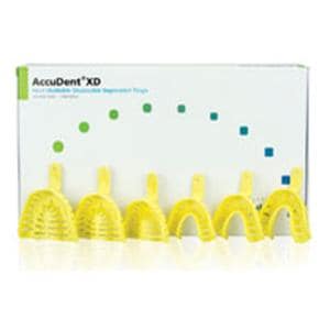 AccuDent XD Disposable Dentate Impression Tray Perforated Asst Combination 24/Pk