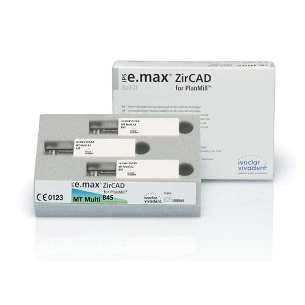 IPS e.max ZirCAD MT Multi B45 BL1 BL1 For PlanMill 3/Bx