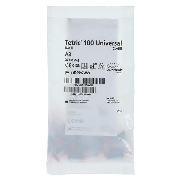 Tetric 100 Universal Composite A3 Capsule Refill 20/Pk