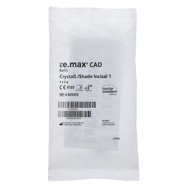 IPS e.max CAD Shade i1 Refill 3gm/Ea