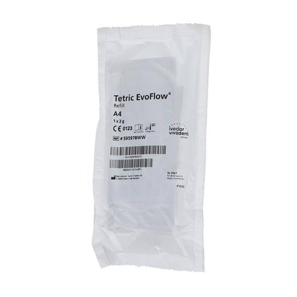 Tetric EvoFlow Flowable Composite A4 Syringe Refill 2gm/Ea