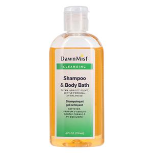 DawnMist Cleansing Shampoo/Wash 4oz Fresh Apricot Scent Ea