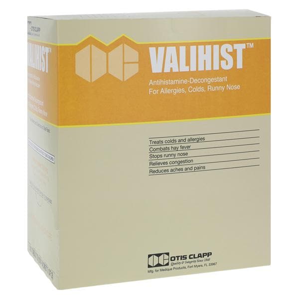 Valihist Cold/Sinus Tablets 325/2/5mg Unit Dose Packet 150X2/Bx