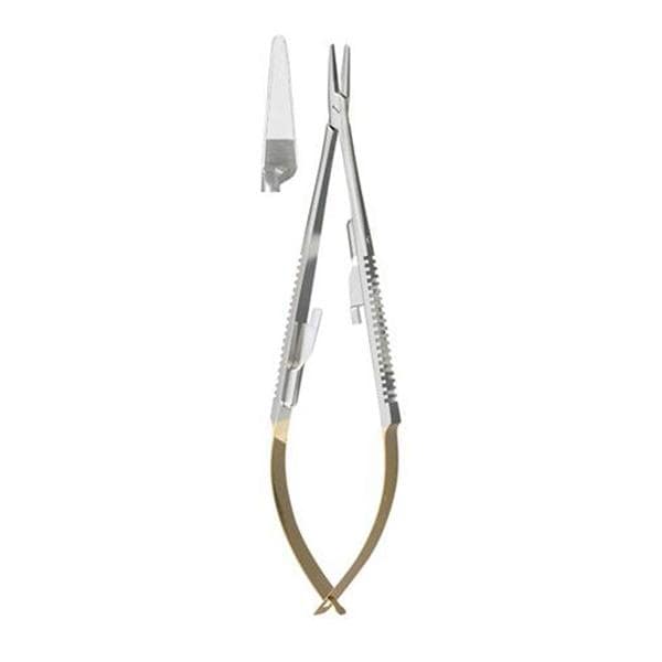 Needle Holder Castroviejo Smooth Stainless Steel 5 1/2 in Ea