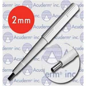 Acu-Punch Biopsy Punch 2mm Stainless Steel Blade Sterile Disposable 25/Bx