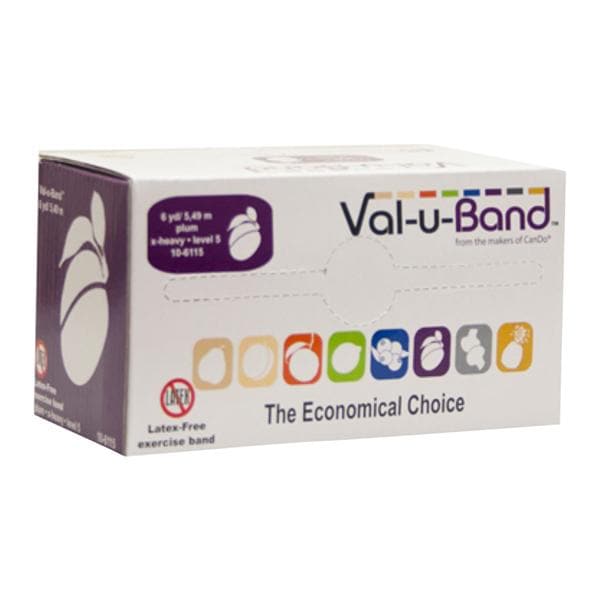 Val-u-Band Exercise Band 6ydx5" Plum Level 5