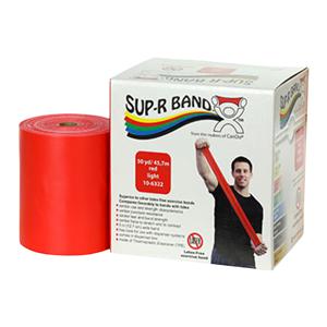 Sup-R Band Exercise Band 50ydx5" Red Light