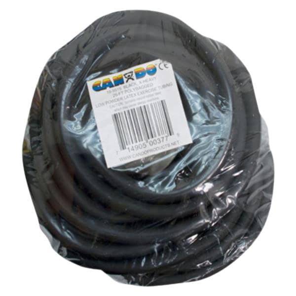 CanDo Exercise Tubing 25' Black X-Heavy