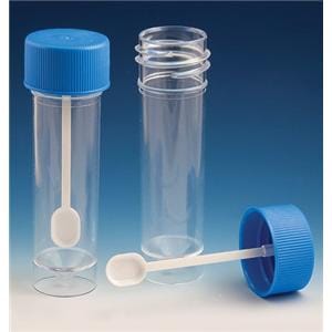 Fecal Container 30mL Polystyrene Non-Sterile 500/Ca