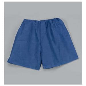 Exam Shorts Non Woven Dark Blue Medium Disposable 100/Ca