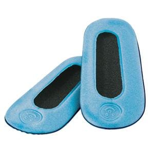 Pillow Paws Patient Slippers Foam Azure Small Disposable 96/CA