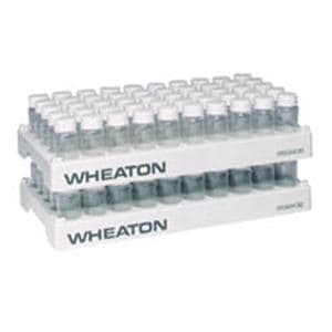 Wheaton Vial Rack Polypropylene White 5/Ca