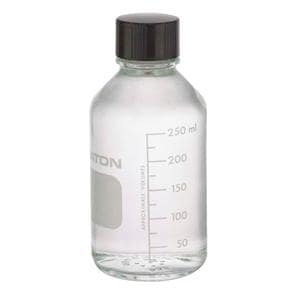 Wheaton Media Bottle Borosilicate Glass Clear 250mL 48/Pk