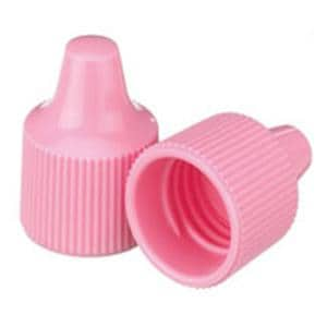 Wheaton Dropper Tip Cap Polypropylene Pink 100/Ca