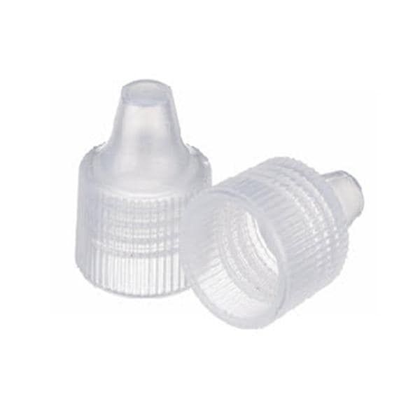 Wheaton Dropper Tip Cap Polypropylene Natural 100/Ca