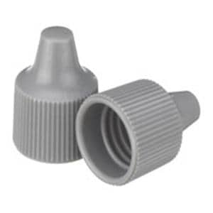 Wheaton Dropper Tip Cap Polypropylene Gray 100/Ca