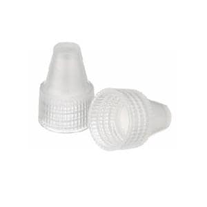 Wheaton Dropper Tip Cap Polypropylene Natural 100/Ca