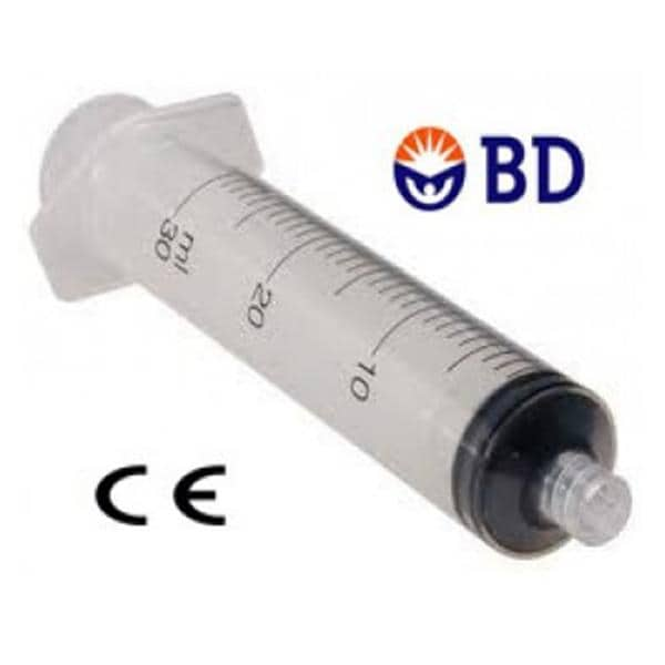 General Use Syringe 30cc Luer Lock Tip No Dead Space 56/Bx