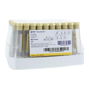 Vacutainer Plastic Collection Tube 10mL Sterile 100/Bx