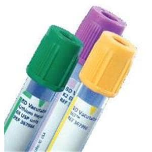 Vacutainer Plus PST Venous Blood Collection Tube LtGrn 3.5mL Hmgrd Clsr 100/Bx, 10 BX/CA